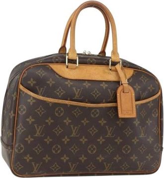 Louis Vuitton Pre-owned Handbags, female, Brown, Size: ONE SIZE Pre-owned Canvas Handbag