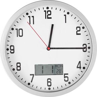 OEM Reloj De Pared Multifuncional Moderno Con Indicador De Fecha Y Temperatura - Decoraci&oacute;n Para El Hogar, La Oficina O El Dormitorio