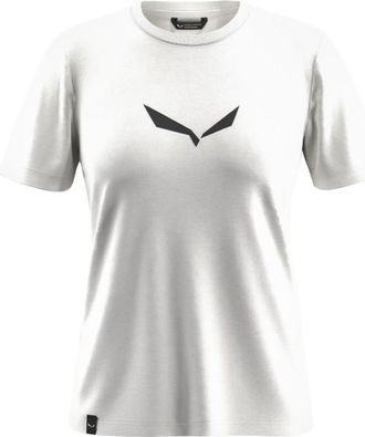 Salewa Solid Dri-Release S/S Tee T-Shirt f&uuml;r Damen | wei&szlig;/grau