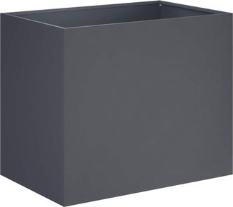 vidaXL Macetero De Jard&iacute;n Gris Antracita 50 X 40 X 50 Cm Vidaxl