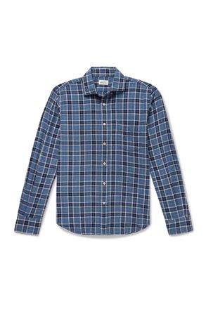 Hartford Paul Checked Cotton-Flannel Shirt