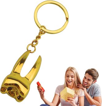 Generic Tooth Key Rings - Tooth Key Ring - Alloy Tooth Key Ring, Teeth Keychain Tooth Keychains Key Ring For Dentist, Handbag Pendant