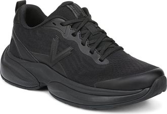 Vionic Walk Quest Sneaker in Black/Black at Nordstrom, Size 8.5