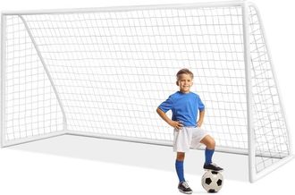 Costway Costway - Porter&iacute;a De F&uacute;tbol Port&aacute;til Para Ni&ntilde;os, Porter&iacute;a De F&uacute;tbol Y Red Patio Con Estructura En Pvc Resistente, F&aacute;cil Montaje, Palos De F&uacute;tbol Y Re
