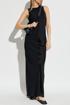 Ami Sleeveless Dress, Womens, Black