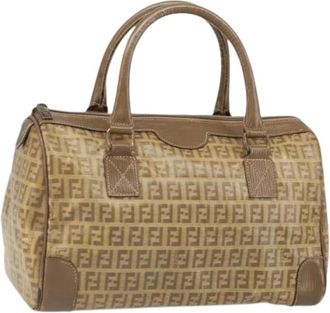Fendi Pre-owned Handbags, female, Beige, Size: ONE SIZE Pre-owned Vintage Handbag