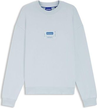 HUGO BOSS Logo-label sweatshirt in a cotton blend