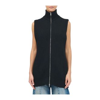 Maison Margiela Gilet - Dames - Sweatshirts & Hoodies - Zwart - Maat: M Zijde