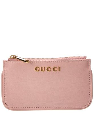 Gucci Logo Leather Card Case