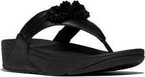 FitFlop Lulu Beaded-Chain Sandal in Black at Nordstrom Rack, Size 11