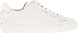 Doucal's Minimalist Smooth Calfskin Trainers With Rubber Sole