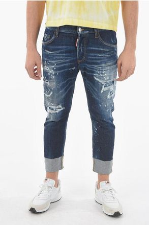 Dsquared2 17cm Vintage Effect Stretch Denim SAILOR Jeans size 46