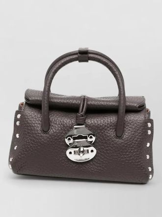 Zanellato dotta centauro baby leather top handle bag