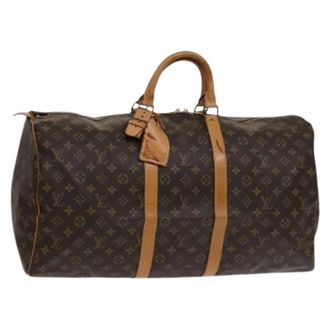 Louis Vuitton Pre-owned Weekend Bags, unisex, Brown, Size: ONE SIZE Pre-owned Weekend Bag