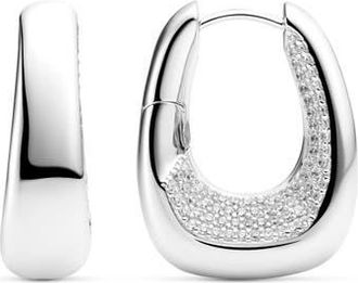 Sif Jakobs Jewellery Earrings Borsa in 925 Sterling Silver at Nordstrom, Size Large