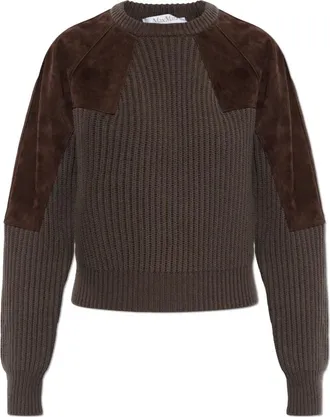 Max Mara Wool Sweater Tropico - Dames - Truien - Bruin - Maat: M Wol