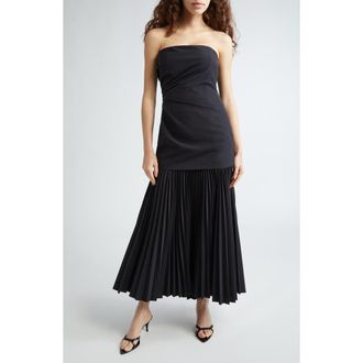 A.L.C. Austin Strapless A-Line Dress in Black at Nordstrom Rack, Size 2
