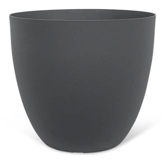 OEM Maceta - Garden Id - Phoenix Antracita - 48 X 42 Cm - 100% Reciclado Y Reciclable - Resistente Al Fr&iacute;o Y A Los Uv - Para Exterior