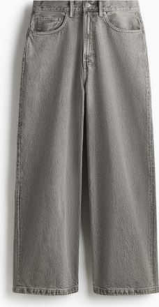 H&M Super Baggy Jeans - Grau