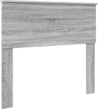 vidaXL Cabecero Gris Sonoma 100 Cm Madera Contrachapada Vidaxl