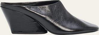 Proenza Schouler Slant Leather Mules