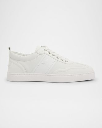 Christian Louboutin Men & apos;s Retero Grained Leather Low-Top Sneakers