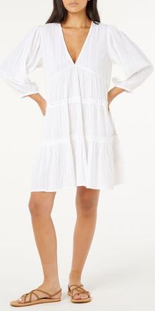 Rip Curl Haze Minidress in White at Nordstrom, Size Xx-Small
