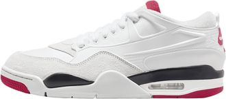 Nike Air Jordan 4 RM Mens Shoes (FQ7939-102, White/Black/Neutral Grey/Varsity Red), White/Black/Neutral Grey/Varsity Red, 10.5 UK