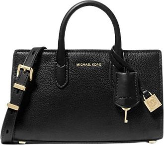 Michael Kors Scarlett Crossbody Tas Leer - Dames - Handtassen - Zwart - ONE Size - Leer - Tassen