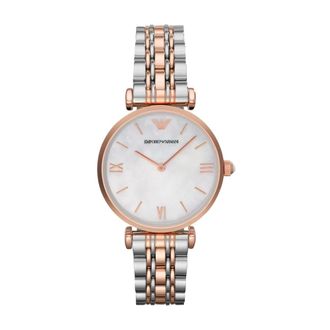 Emporio Armani Klassiek Horloge - Dames - Horloges - Roze - ONE Size - Accessoires