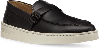 Stuart Weitzman Hamptons Buckle Loafer in Black at Nordstrom Rack, Size 10.5