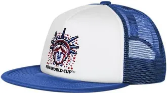 Outerstuff Mens Outerstuff White/Royal USMNT Defender Adjustable Trucker Hat at Nordstrom