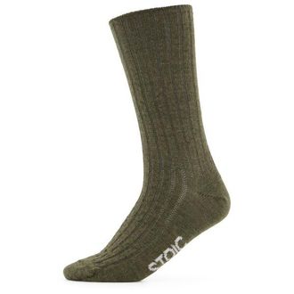 Stoic Merino Basic Rib Socks Heritage Multifunktionssocken - Unisex | oliv