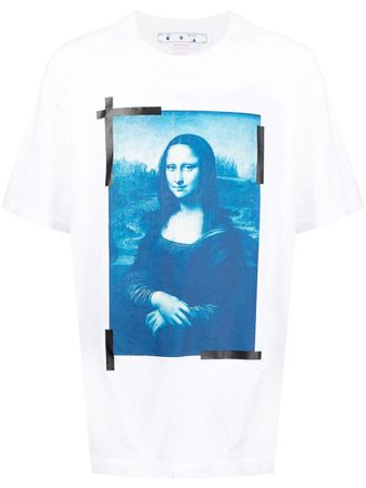 Off-white Monalisa-print cotton T-shirt - men - Cotton - S
