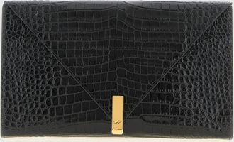 Giuseppe Zanotti Clutch in pelle stampa cocco