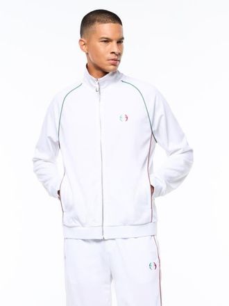 Sergio Tacchini Eredita Track Jacket in Brilliant White at Nordstrom, Size Xxx-Large