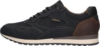 Australian Footware Fabian Sneaker - Heren - Sneakers - Blauw - 44 EU - Leer - Schoenen
