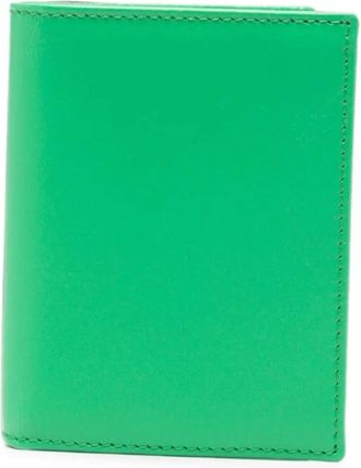 Comme Des Gar&ccedil;ons Classic Leather Line A 70x105 mm Portemonnee - Heren - Accessoires - Groen - Maat: ONE Size Leer