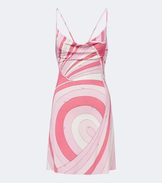 Pucci Iride jersey minidress