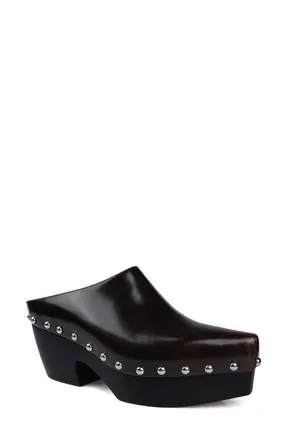 Zigi Soho Richelie Block Heel Mule in Brown at Nordstrom, Size 8