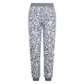 Moschino Sports Trousers with Prints - female - Moschino - Sweatpants - Gray - S - Trousers