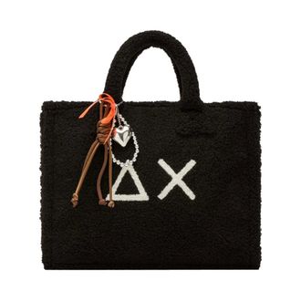 Sun 68 Cali Midi Bag Teddy - Bags - Mujer - Negro - ONE SIZE