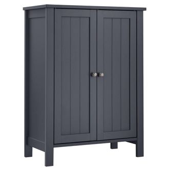 Vasagle Armario del ba&ntilde;o de 30 x 60 x 80 cm de color gris