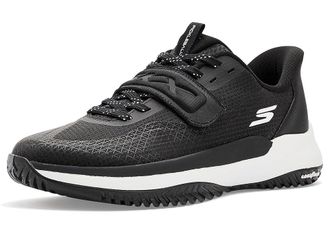 Skechers Viper Court Elite 2.0 Womens Shoes Black/White : 6.5 B - Medium, Synthetic