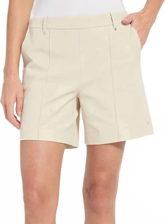 Lyss&eacute; Amanda Stretch Twill Short In Sleek Beige