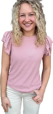 Dylan Giselle Top In Pink