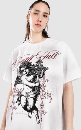 Ninth Hall Maeve Angel Boxy Camiseta blanco