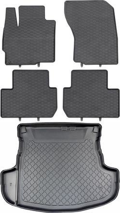 OEM Mitsubishi Outlander Iii Suv Desde Septiembre De 2012. Juego De Alfombrillas De Goma Para Coche Y Alfombrilla Para Maletero