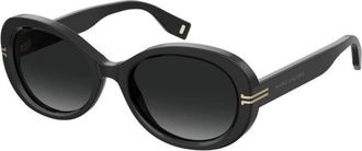 Marc Jacobs Stijlvolle Zonnebril - Dames - Zonnebrillen - Zwart - 56 MM - Accessoires