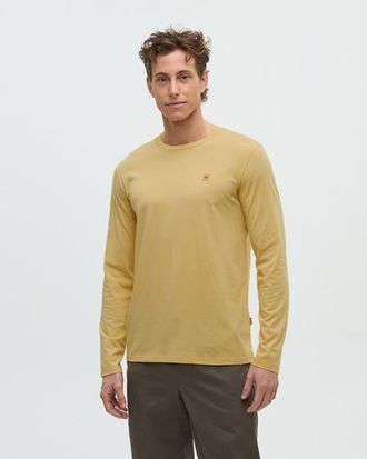 tentree Baker Longsleeve in Dusk Yellow Heather at Nordstrom, Size Xx-Large